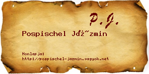 Pospischel Jázmin névjegykártya